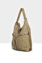 Mink Women's Soft Textured Handbag with Detailed Strap and Back Casual Bag M000008648 - 2