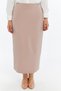 Apsen Women's Naçiçeği Seasonal Office Skirt with Elastic Waist and Slit Detail 1903-90 - 5