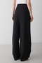 Black Side Tie Detailed Trousers - 7