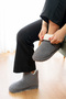 Silent Sole Women's Stylish Daily Dowry Slippers Indoor Home Boots - 2