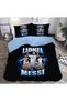 Vita Desing Messi 3D Printed Double Duvet Cover Set