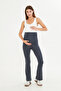 Spanish Leg Adjustable High Waist Flexible Recovery and Firming Maternity Leggings Anthracite - 6