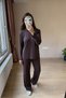 Pike Modal Fabric Women's Tracksuit Set Tiril Tiril Is a Flowy Thin Fabric. Premium Quality Cotton Fabric - 6
