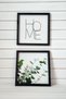 Living Room, Eucalyptus Home Written Wooden Framed Painting Set