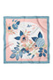 Pastel Spring Flowers Pattern Scarf Bandana 50X50 cm - 2