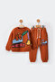 Excavator Printed 3 Thread Men's Suit