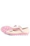 Powder Bow Velcro Girls' Ballerinas - 6