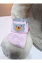 Girl's Plush Detailed Socks Soft Breathable Anti-Sweat - 3