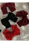 Velvet Ribbon Buckle Set (Burgundy-Black) and (Red-Black) - 8