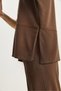 Women's Bitter Coffee Hoodie Straight Cut Pants Relaxed Modal Set 2130 60283623 - 6