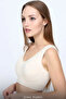 Bamboo Large Size Thick Strap Padded Bustier Qen 707B - 4