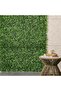 Artificial PVC Willow Fence - 100x200 cm Green Outdoor Garden Accessory with 1 Year Warranty - 3