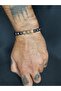 Stylish Bracelet Unisex Designed with Hematite and Unakite Stones - 3