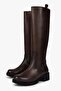 Women's Frost Brown Genuine Leather Boots - 2