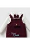 “Noble Burgundy Bow Tie Baby Set” 👑 ❤️   (in a Special Gift Box) - 4