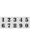 Stencil Number Painting Template X011-Number Number Height 2 cm - 2