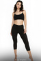 Bamboo Large Size Bustier with Rope Straps and Padded Qen 708B - 4