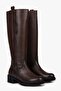 Women's Frost Brown Genuine Leather Boots - 4