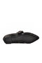 Black Leather Belted Lightweight Flexible Women's Ballerinas 209166 Z - 5