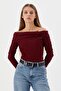 Madonna Collar Blouse Bordo - 3