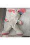 Plush Toy - Pink/white Rabbit - 5