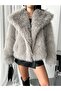 Women's Snap Fastener Faux Fur Winter Coat – Oversized Fit – Cold Resistant - 6