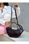 Neusa Model Bordo Women's Hand and Shoulder Bag - 2