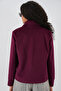 Women's Cashmere Jacket 0725 - Burgundy - 6