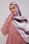 Pink Abstract Pattern Twill Shawl - 2