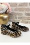 Luna Leopard Fur Stone Evening Shoes