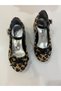 Luna Leopard Fur Stone Evening Shoes - 3