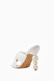 Camelia 100, Luxury Satin Mule with Pearl Detail - 3