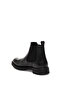Black 100% Leather Rubber Sole Chelsea Boots 50318852-Vr046 - 6