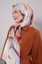 Beige Abstract Pattern Twill Shawl - 3