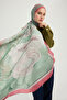 Mercan Bahçesi - Nefti - Efilia Patterned Shawl - 70X190 cm - 3