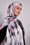 Powder Alkaline Pattern Twill Shawl