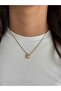 Steel 3D Letter C Necklace - 2