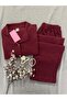 Nokita Burgundy Winter Thermal Merlin Fabric Pajama Set