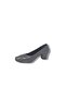 1002 Women's Platinum Shiny Stone Low Heel Shoes - 3