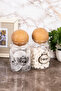 2-Piece Modern Wooden Lid Tea & Sugar Storage Jar Set with Labels Storage Container 800 ml - 5