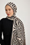 شال ياشم إيس - مينك - إيفيليا منقوش - 70×190 سم - 3