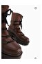 Women's Stretch Lace-Up Thick-Soled Fashion Boots - 2