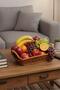 Hasır 700791 Small Rectangular Fruit Bowl Bread Basket with Handles - 2