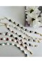 Marine Real Natural Stone & Seashell Stone Gold Bracelet - 5