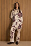 Patterned Silk Trousers