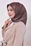 وشاح حريري بنمط بقع القهوة