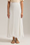 Skirt with Fishing Line Pleats at the Hem - 3