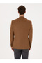 Camel Slim Fit 100% Cashmere Flannel Jacket 50314254-Vr015 - 5