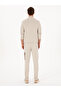 Beige Slim Fit Cargo Pocket Straight Leg Sweatpants 50309820-Vr011 - 4