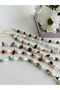 Marine Real Natural Stone & Seashell Gold Bracelet - 4